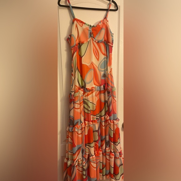Alexis For Target Groovy Floral Print Maxi Dress - Picture 2 of 6